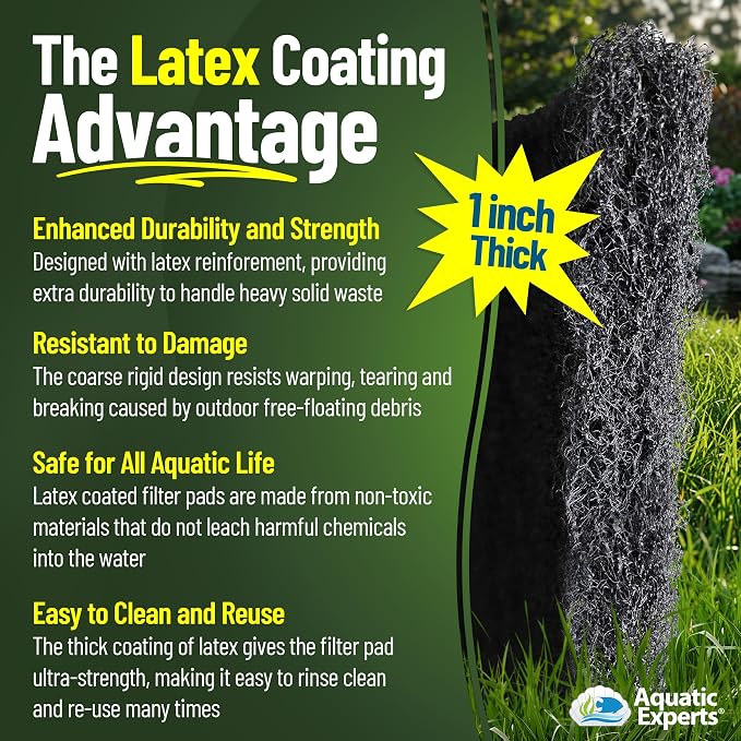Aquatic Experts Classic Koi Pond Filter Pad COARSE – Bulk Roll Pond Filter Media - Image 5