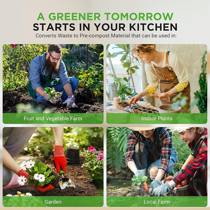 Nutrichef 3L Electric Kitchen Composter - Image 7