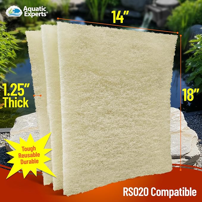 Aquatic Experts Beige COARSE Pond Filter Pad - Image 5