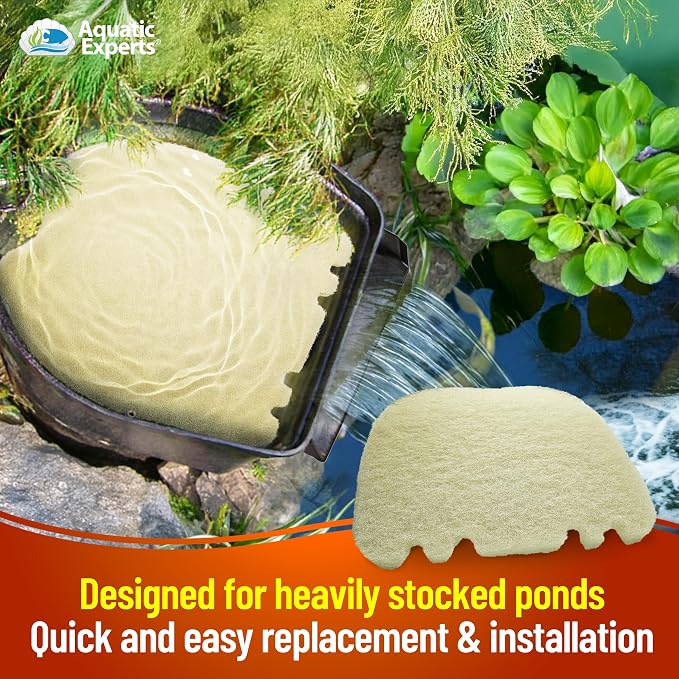 Aquatic Experts Beige COARSE Pond Filter Pad - Image 3