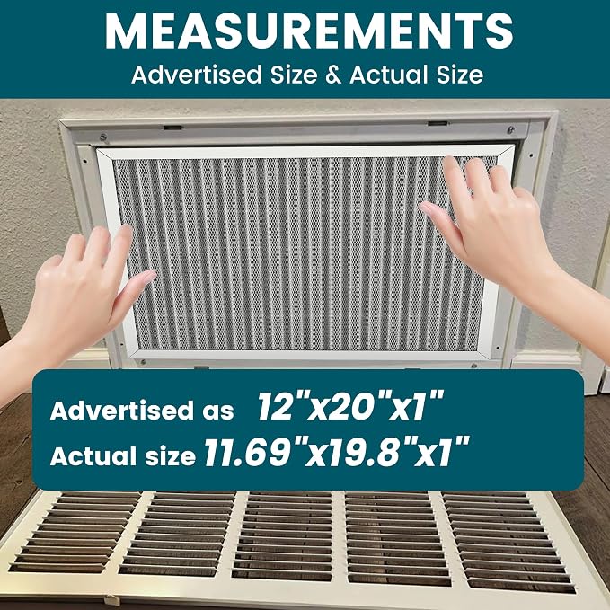 12x20x1 Air Filter-MERV 8, Washable & Reusable Electrostatic Air Filter - Image 4