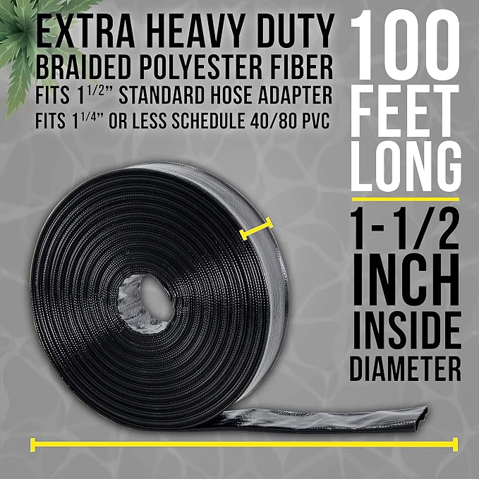 U.S. Pool Supply Pool Backwash Hose 1 1/2 Inch Diameter x 100 Feet - Image 3