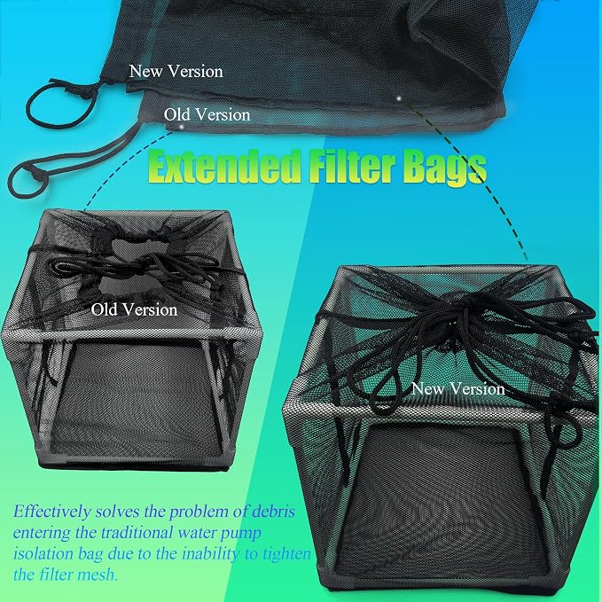 10 inch Large Pond Pump Filter Upgraded 2.0, Extended Anti-Clogging Outdoor - Image 4