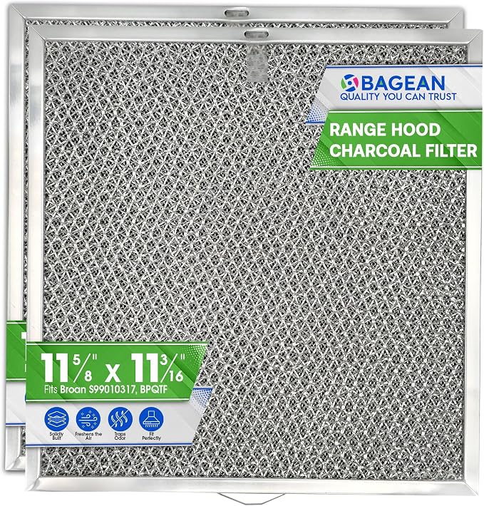Stove Hood Vent Filter 11.6” x 11.2” BPQTF S99010317 Compatible by Bagean