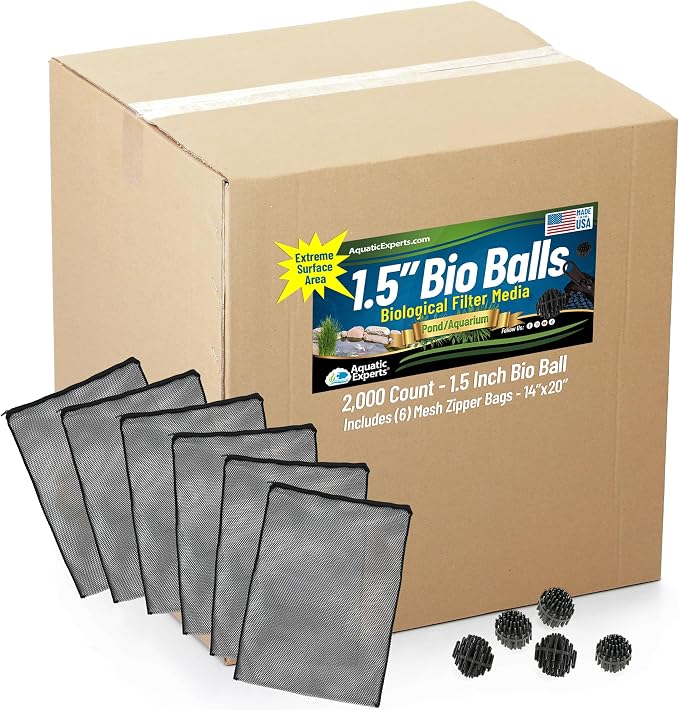 Aquatic Experts 1.5" Large Bio Balls by AquaticExperts