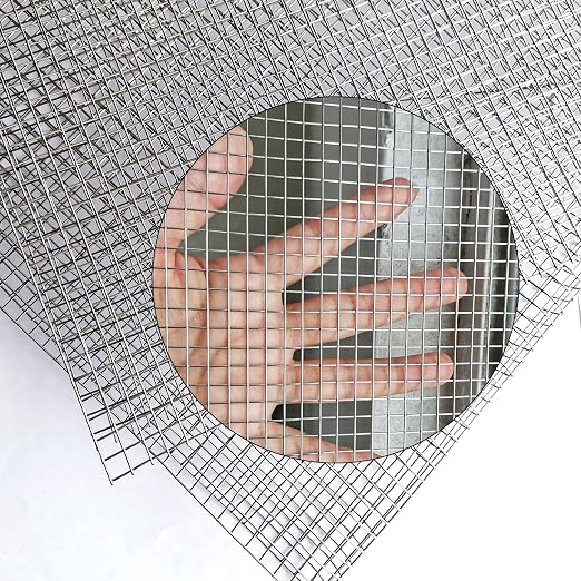 Upgraded 2PACK SS Wire Mesh, 4 Mesh Completely Welded, 12 X 24 in, Stainless 304 by ValchooseLLC