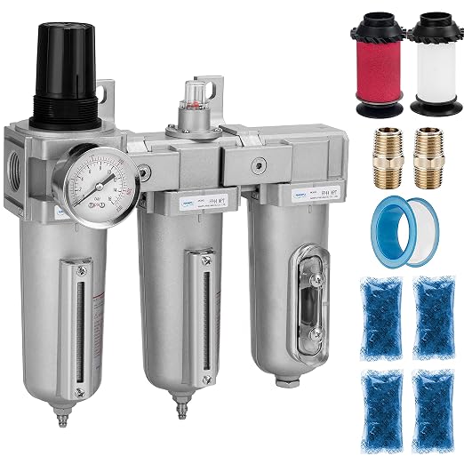 NANPU 1/2" NPT Industrial Grade 3 Stage Air Drying System by NANPU