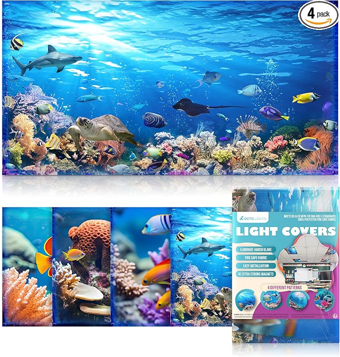 Light Covers for Ceiling Lights Classroom by OctoLights