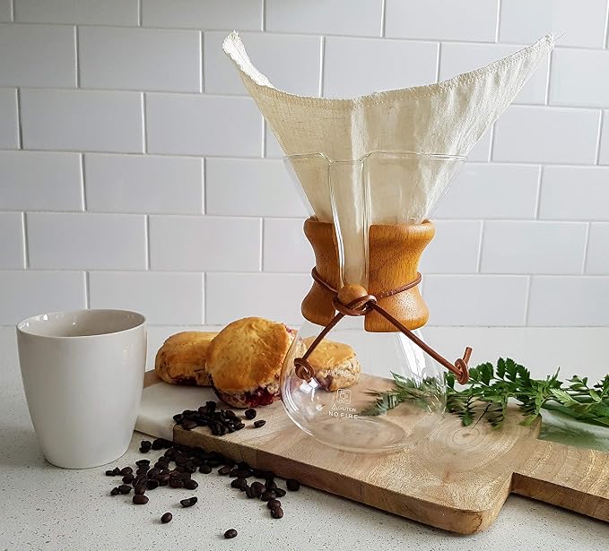 Pour Over Reusable Cloth Coffee Filter - Image 5