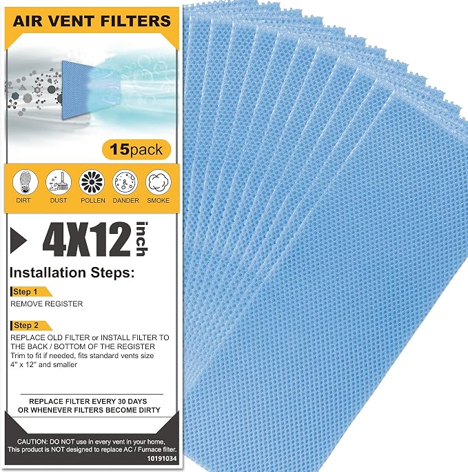 GCGOODS Reusable & Washable Air Vent Filters, 3 Layers by GCGOODS