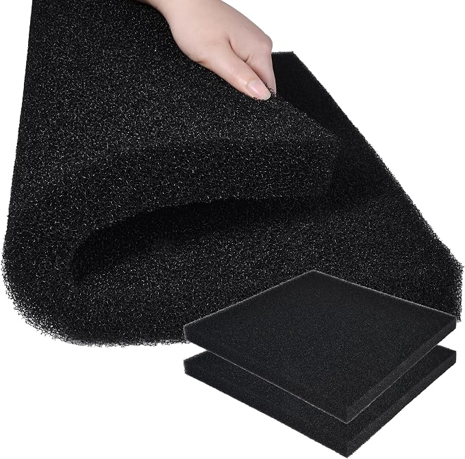 Hipanda 2 Pack Aquarium Bio Filter Sponge Pad 20"x20"x1.5", Bio Filter Media by Unknown