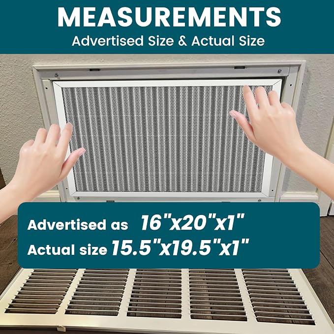 16x20x1 Air Filter-MERV 8, Washable & Reusable Electrostatic Air Filter - Image 4
