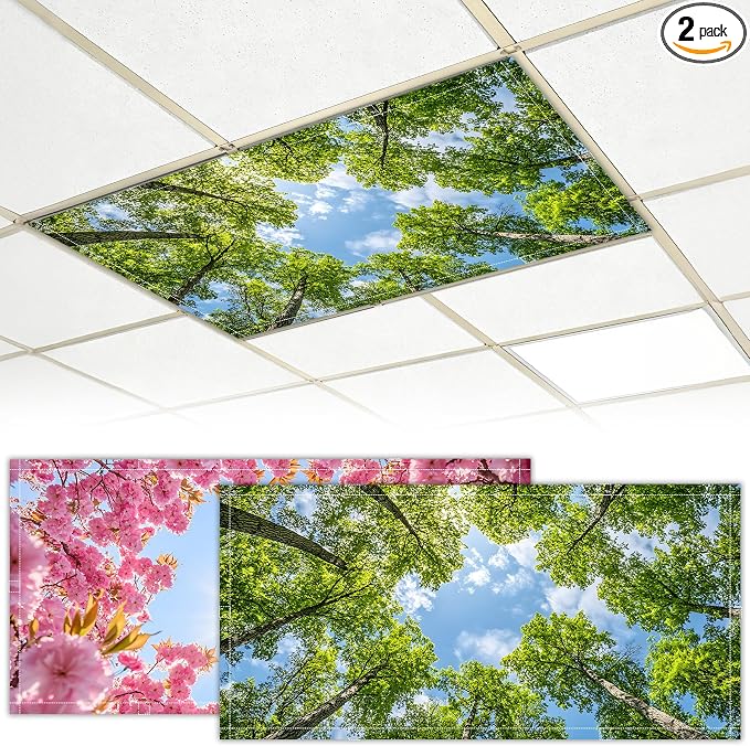 2 Pack Fluorescent Light Covers by BVBOX