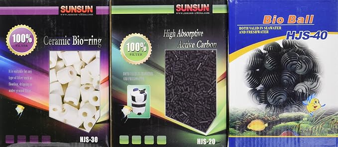Sun SUNSUN_CBR Canister Filter Media Set by SunSun