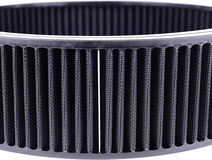 14"x4" Round Air Cleaner Filter Element High Flow Washable & Reusable Compatible - Image 3