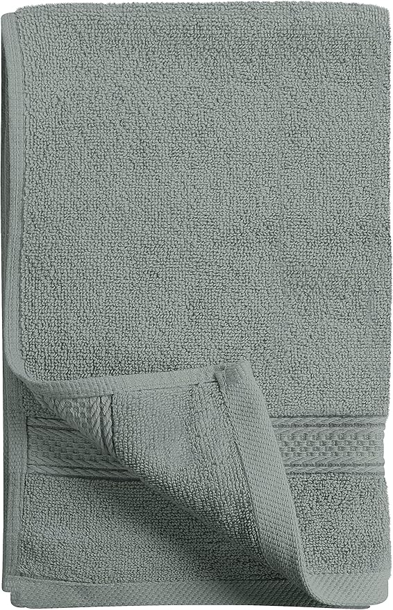 Utopia Towels 6 Pack Premium Hand Towels Set, 16 by 28 inches, 100% Ring Spun Cotton, Ultra Soft and Highly Absorbent 600GSM Towels for Bathroom, Gym, Shower, Hotel, and Spa, Cool Grey