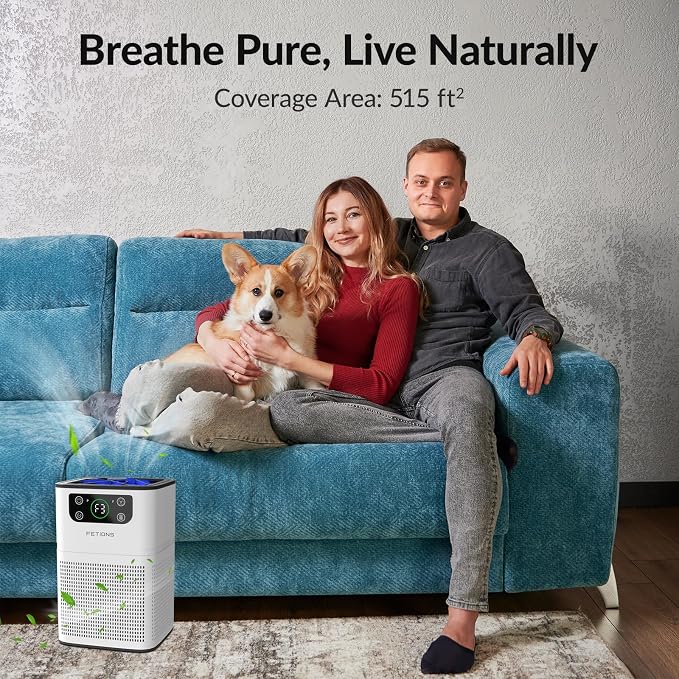 Air Purifiers for Bedroom Home, FETIONS Air Cleaner - Image 2
