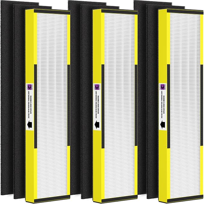 3 Pack FLT5000 True Hepa Replacement Filter C by AnyFLTs