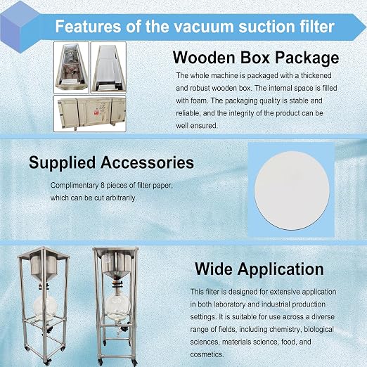 10L Vacuum Filtration System, Negative Pressure Suction Filter - Image 6