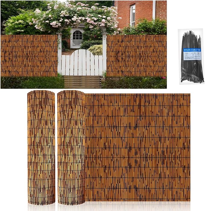 Fence Privacy Screen Natural Reed Fencing Decorative Fence by Custom