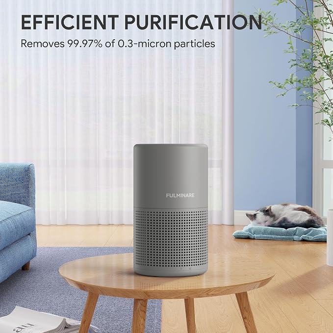 FULMINARE Air Purifiers for Bedroom H13 True HEPA Air Filter, Quiet Air Cleaner - Image 6