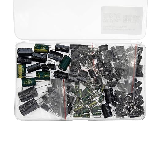 9 Values Total 157 Pieces 250V DIP Electrolytic Capacitor Kit 1uF 2.2uF 3.3uF - Image 2