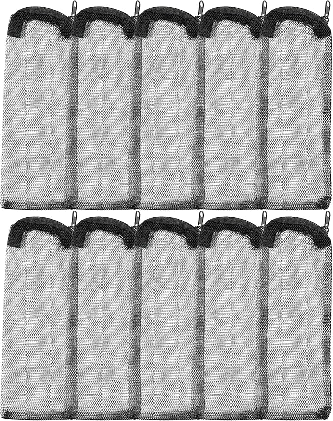 AQUANEAT 10pcs Aquarium Filter Media Bags, Fish Tank Coarse Mesh Bags by Aquaneat