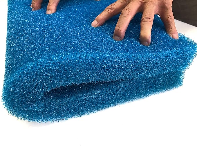 ViaAqua Aquarium Bio Sponge Filter Media Pad, 23.6" x 17" x 2", Open Cell Foam by ViaAqua
