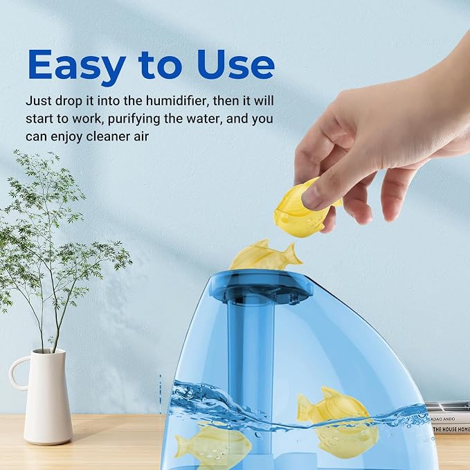 Funmit Humidifier Cleaning Fish, 12 Pack Humidifier Cleaner - Image 9