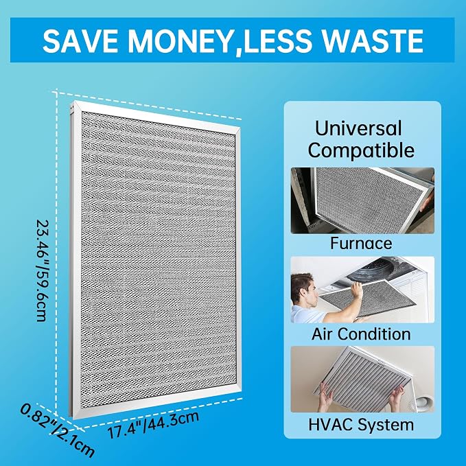 UBeesize 18x24x1 Reusable Electrostatic Air Filter HVAC AC Furnace Filter - Image 4