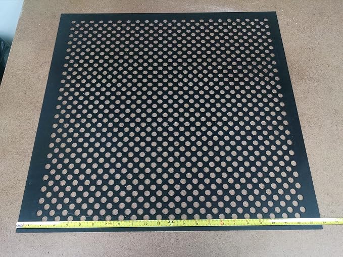2'x2' Black Plastic Perforated Tile, 5 Pack, - Image 7
