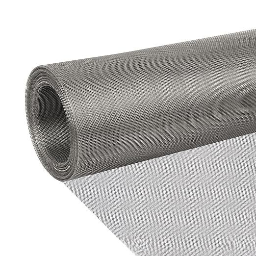 20mesh Stainless Steel Mesh Screen, 15.7"x78.7" Metal Mesh Screen, 1mm Hole by Unknown