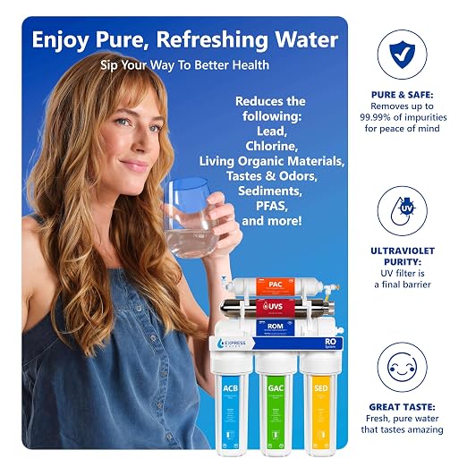Express Water Reverse Osmosis Ultraviolet Water Filtration System – 100 GPD - Image 3
