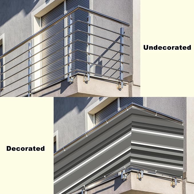 Privacy Screen 2.6' x 65.6' Durable UV-Resistant Outdoor Dog Fence, - Image 8
