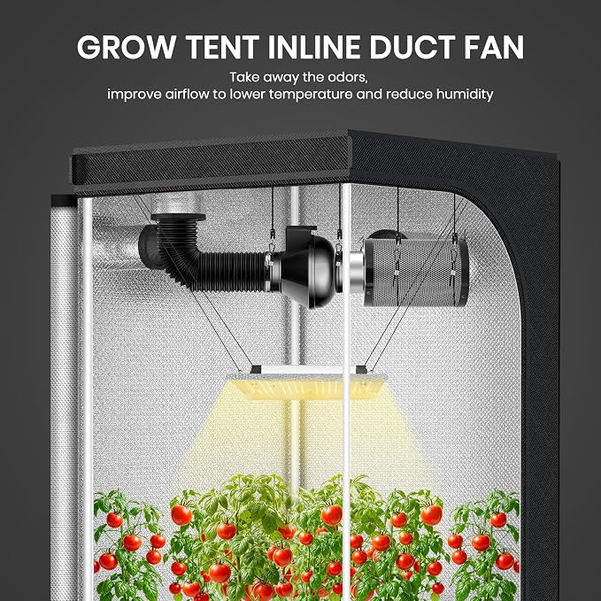 InfiniPower 4 Inch 230 CFM Inline Ventilation Fan, Combo - Image 2