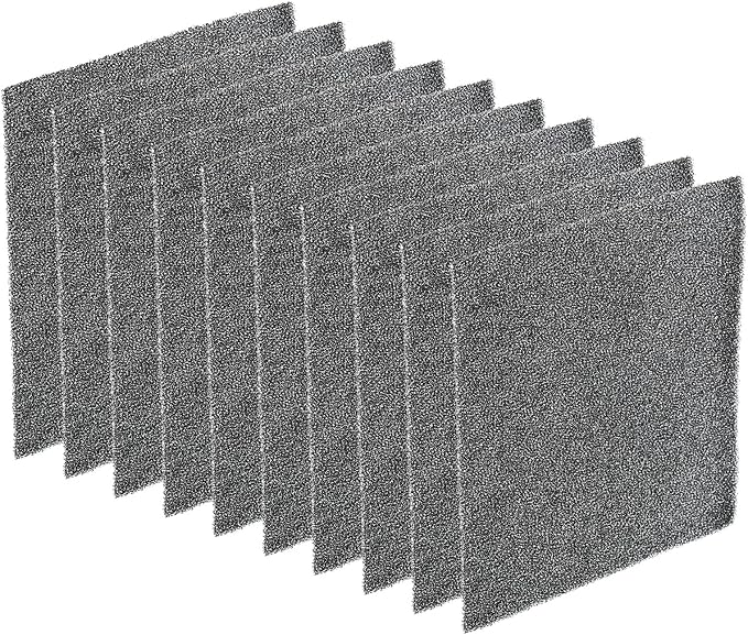 PATIKIL 120mm Filter Foam Sponges, 10 Pack Sponge Sheet Replacement Media Pad by PATIKIL