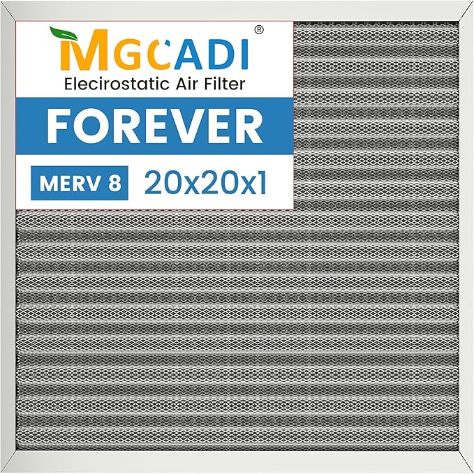 20x20x1 HVAC Furnace Air Filter, Lasts a Lifetime, the Last HVAC Filter You by MGCADI