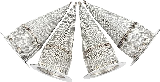 4 PCS-Cone-Type Stainless Steel Spark Arrestor 1.625” fit Honda CRF230 CRF250L by RGHOMEANDYARD