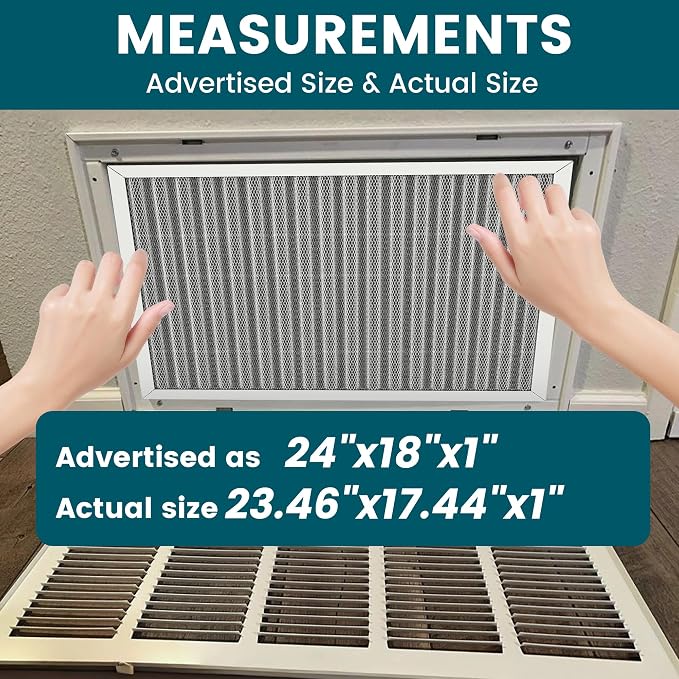 24x18x1 Air Filter-MERV 8, Washable & Reusable Electrostatic Air Filter - Image 4