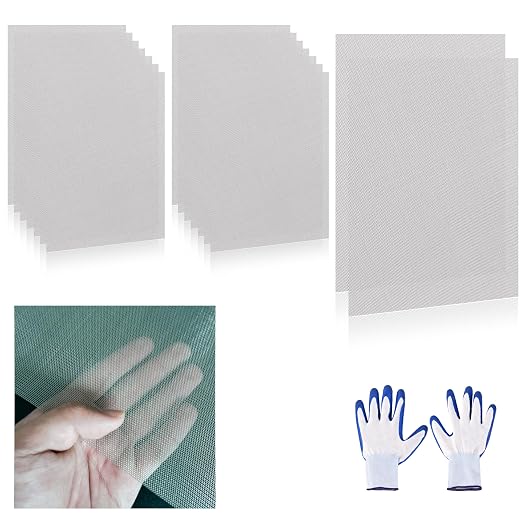 16 Pcs 13x9 40 Mesh 304 Stainless Steel Wire Mesh Sheet, Rustproof Metal Mesh by Unknown