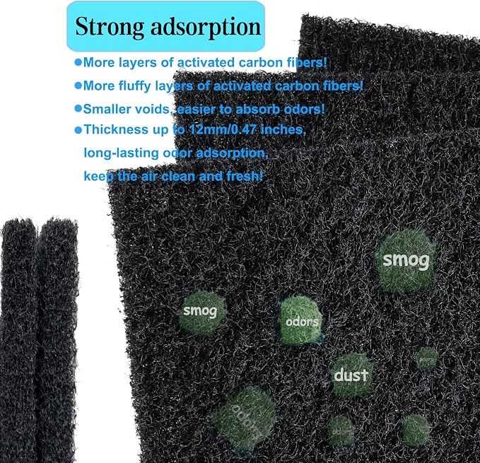 12 Pack Activated Carbon Filter Replacement Refills - Image 3