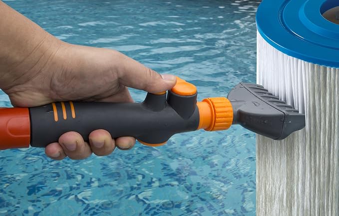 Aquatix Pro Premium Pool & Spa Filter Cartridge Cleaner, Removes Debris & Dirt - Image 2