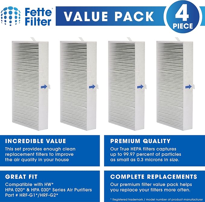 Fette Filter - Air Purifier Replacement Filter Compatible - Image 2