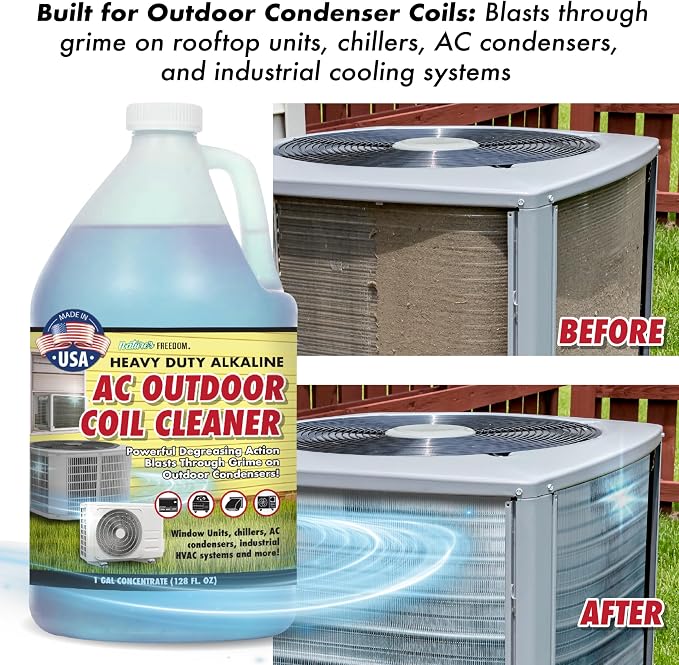 Nature's Freedom HVAC Coil Cleaner – Heavy Duty Alkaline Formula - Image 2