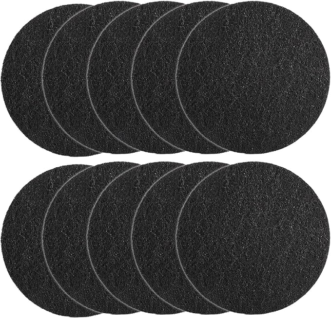 Charcoal Filters for Kitchen Compost Bin, 10 Pack Compost Filters for by Hsobope