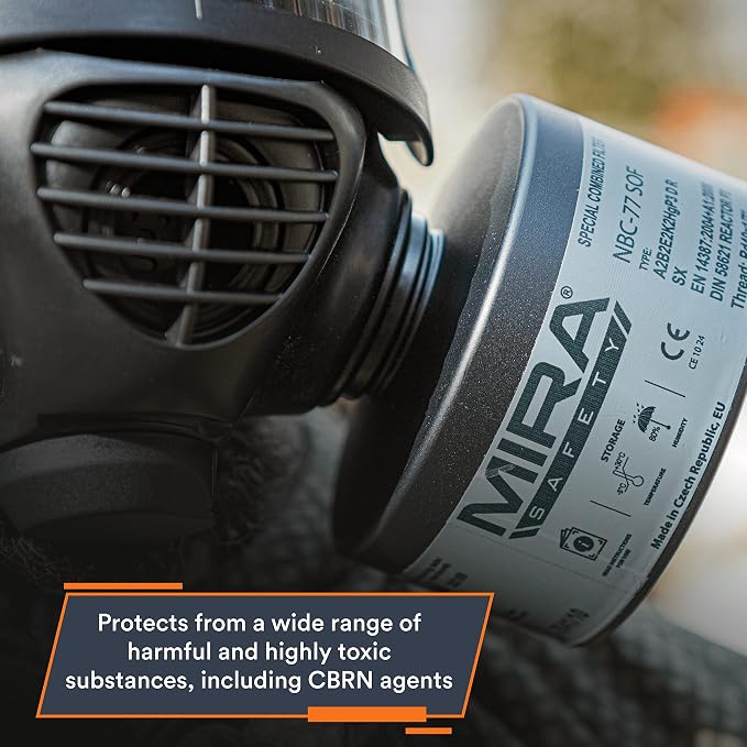 MIRA Safety - NBC-77 SOF - Single 40mm Gas Mask Filter - Special Combined CBRN - Image 6