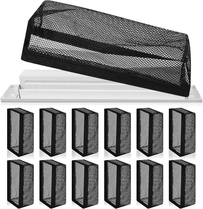 Zonon 12 Pcs 6 x 10 Inch Floor Register Cover Trap Vent Screen by Zonon