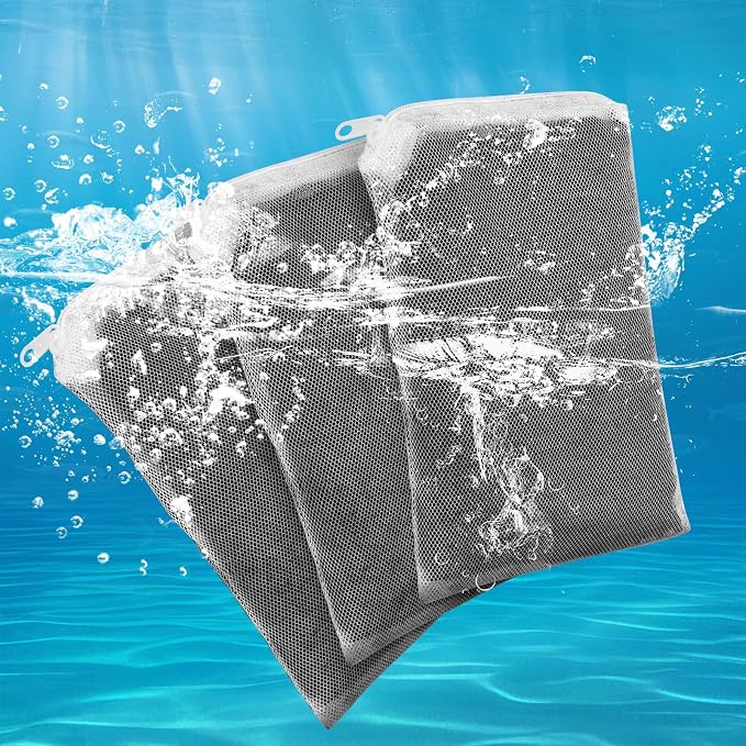 3 Pack 8 Oz Pro-C Aquarium Canister Filter Media Bag - Image 7