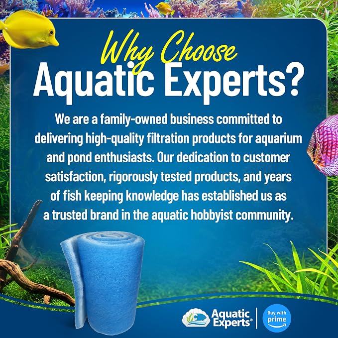 Aquatic Experts Classic Bonded Aquarium Filter Pad -18 Inches by 12 Feet by .75 - Image 8