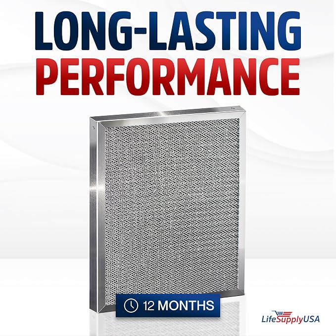 12x12x1 Electrostatic Air Filter, MERV 8, Reusable Furnace AC/HVAC Filter - Image 4